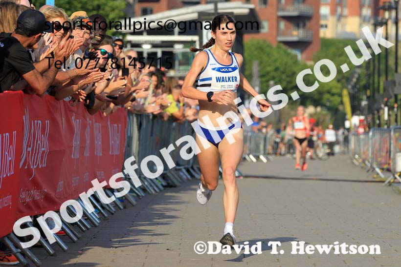 The 2023 UK Athletics Womens 5k Road Race Champs., Newcastle Quayside.  Photo: David T. Hewitson/Sports for All Pics